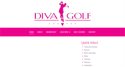 Desktop Screenshot of divagolf.net